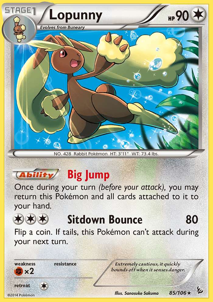 lopunny-85-flashfire-2014-pokemon-card