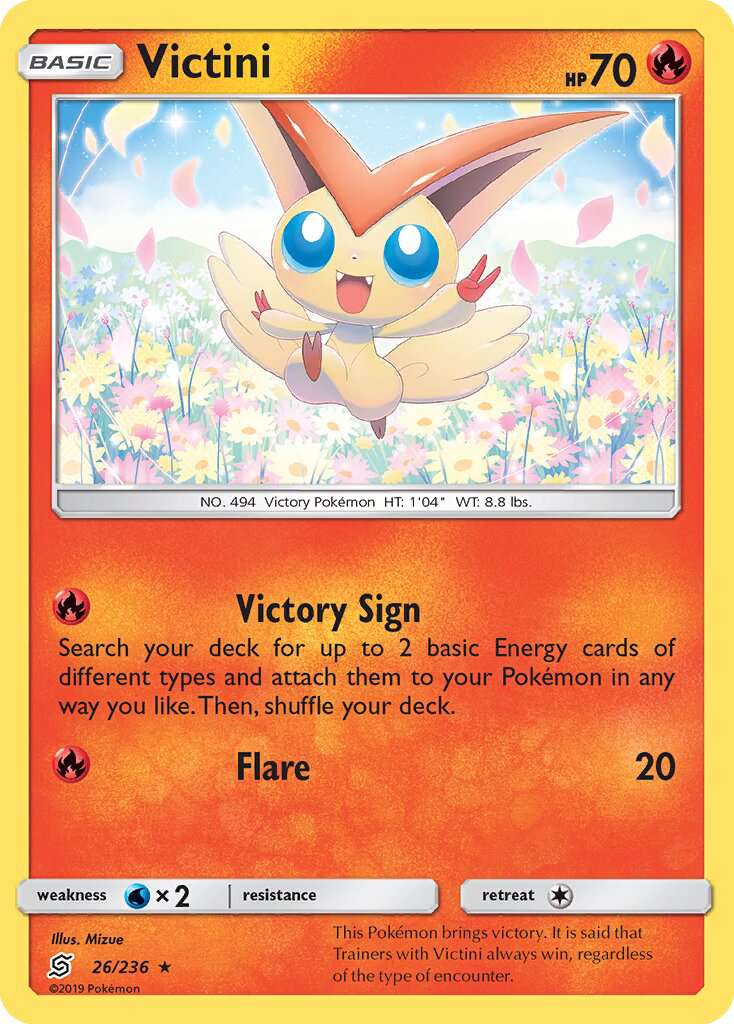 Victini 26/236 2019 Card