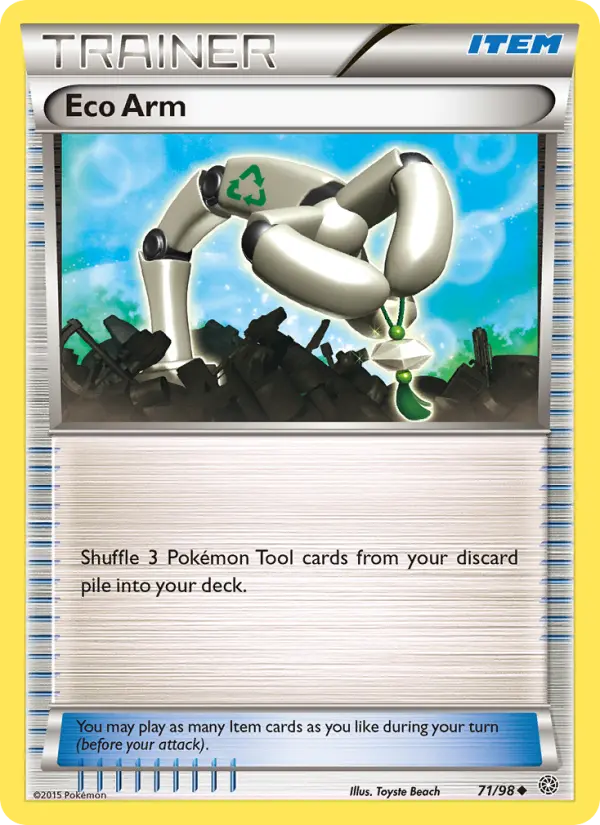 Eco Arm Uncommon Pokemon card #71 from Ancient Origins