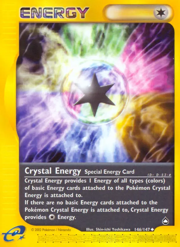 Crystal Energy Uncommon Pokemon card #146 from Aquapolis