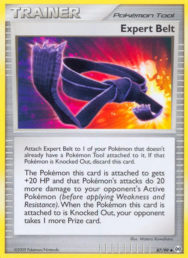 Expert Belt Uncommon Pokemon card #87 from Arceus