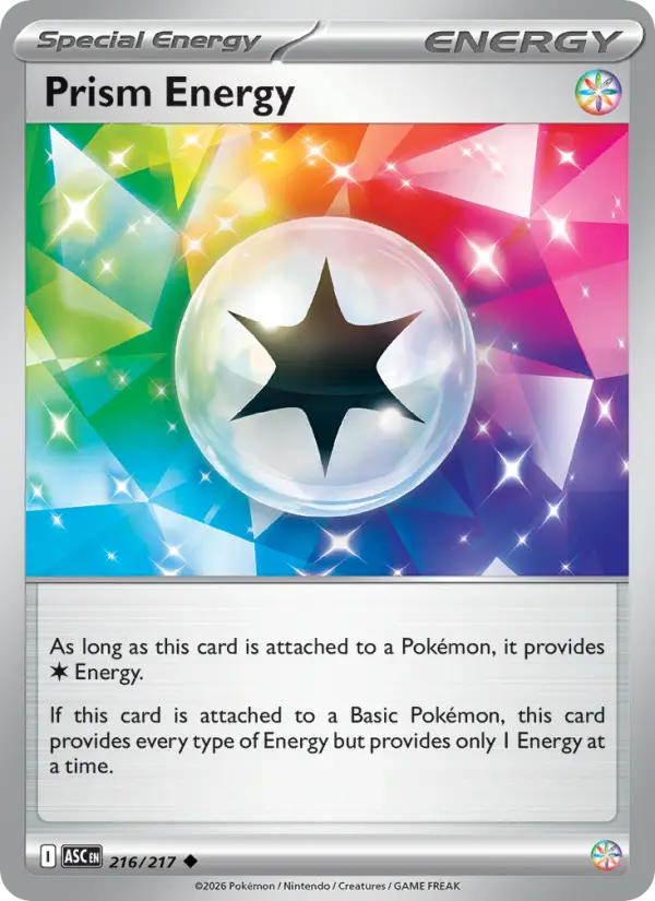 Prism Energy Uncommon Pokemon card #216 from Ascended Heroes