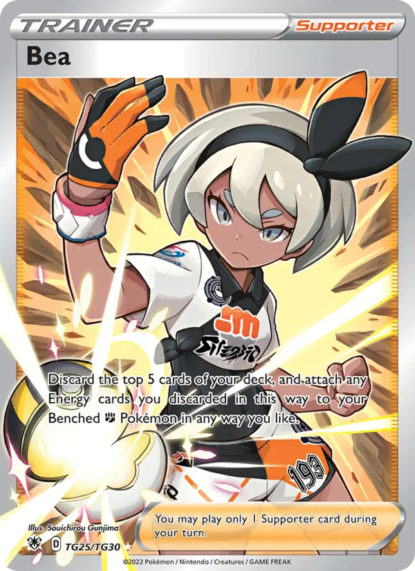 Bea Ultra Rare Pokemon card #TG25 from Astral Radiance