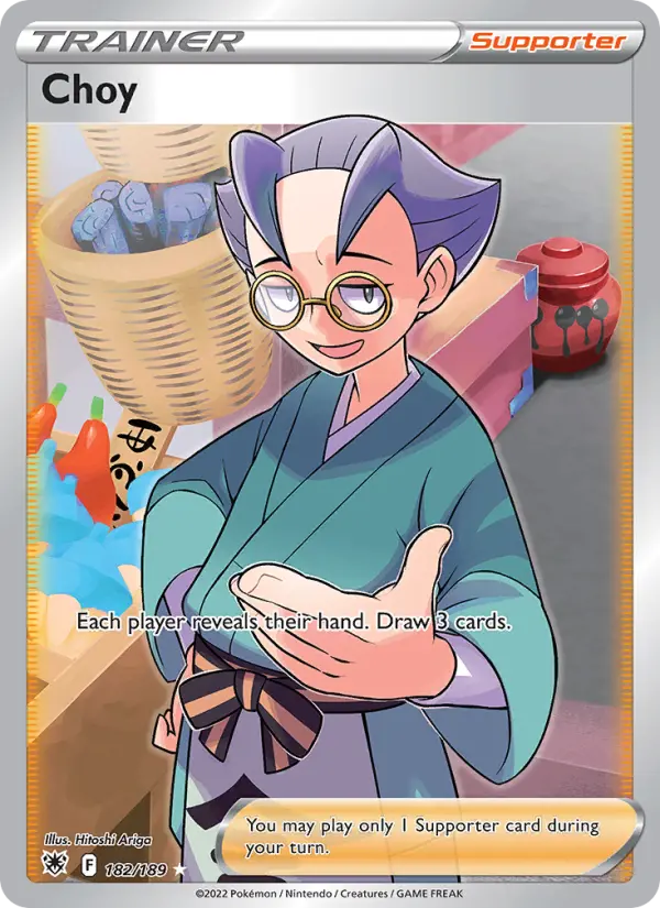 Choy Ultra Rare Pokemon card #182 from Astral Radiance