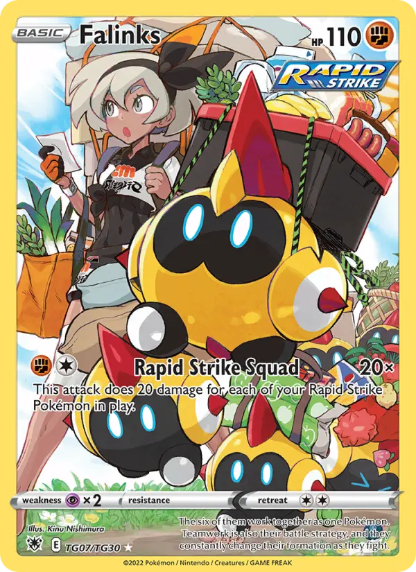 Falinks Rare Pokemon card #TG07 from Astral Radiance