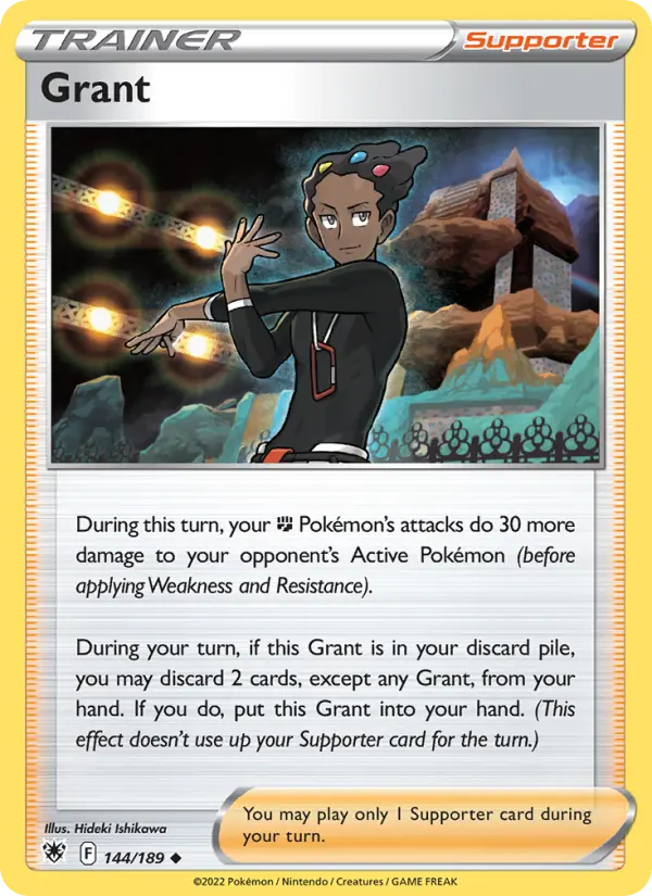 Grant Uncommon Pokemon card #144 from Astral Radiance