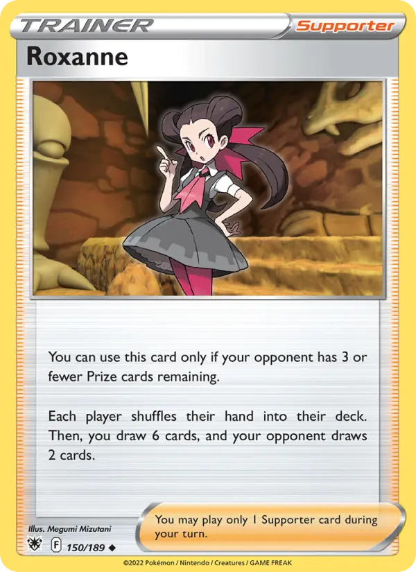 Roxanne Uncommon Pokemon card #150 from Astral Radiance