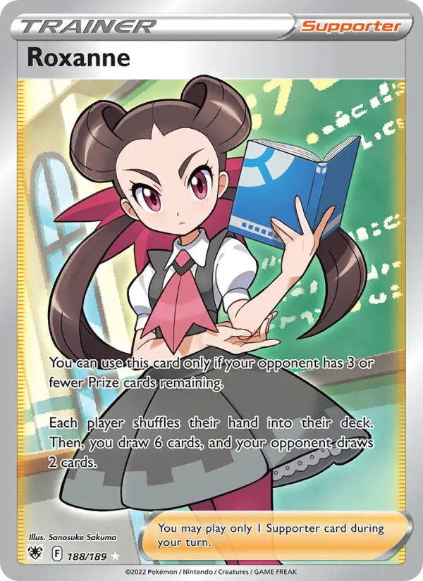 Roxanne Ultra Rare Pokemon card #188 from Astral Radiance