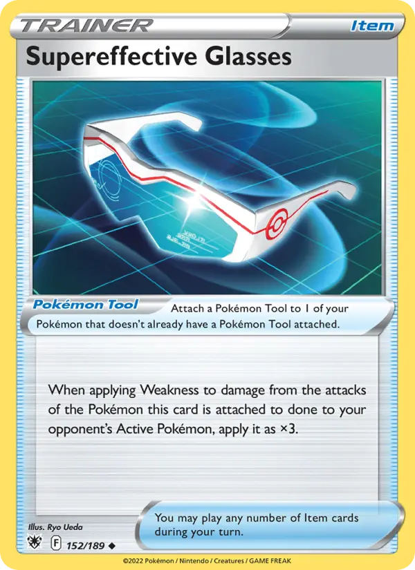 Supereffective Glasses Uncommon Pokemon card #152 from Astral Radiance