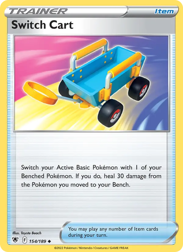 Switch Cart Uncommon Pokemon card #154 from Astral Radiance