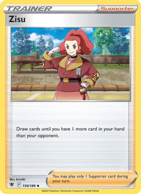 Zisu Uncommon Pokemon card #159 from Astral Radiance
