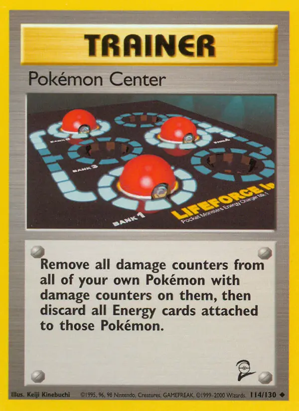 Pokémon Center Uncommon Pokemon card #114 from Base Set 2