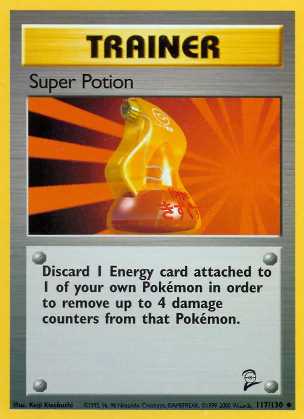 Super Potion Uncommon Pokemon card #117 from Base Set 2