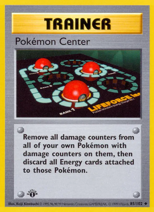 Pokémon Center Uncommon Pokemon card #85 from Base Set