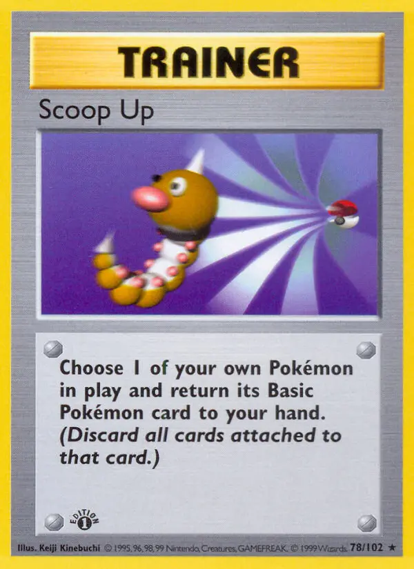 Scoop Up Rare Pokemon card #78 from Base Set