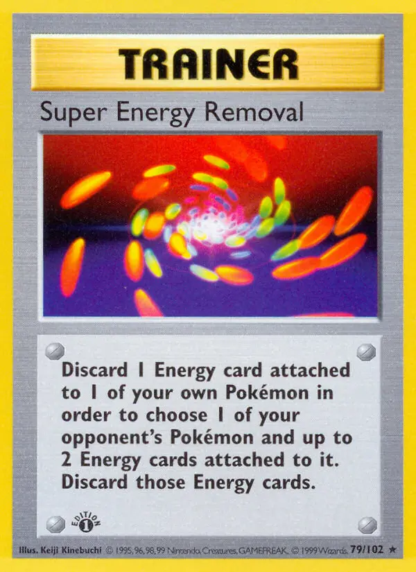 Super Energy Removal Rare Pokemon card #79 from Base Set