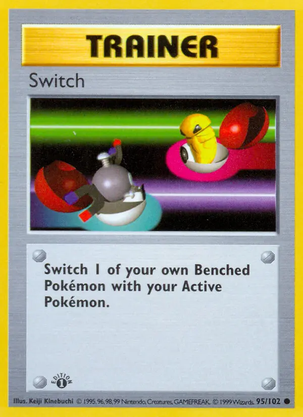 Switch Common Pokemon card #95 from Base Set