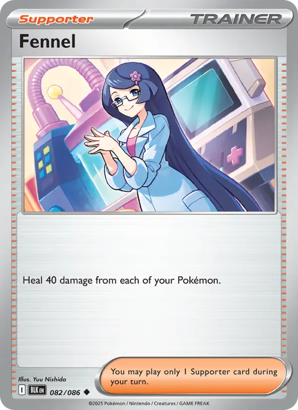 Fennel Uncommon Pokemon card #082 from Black Bolt
