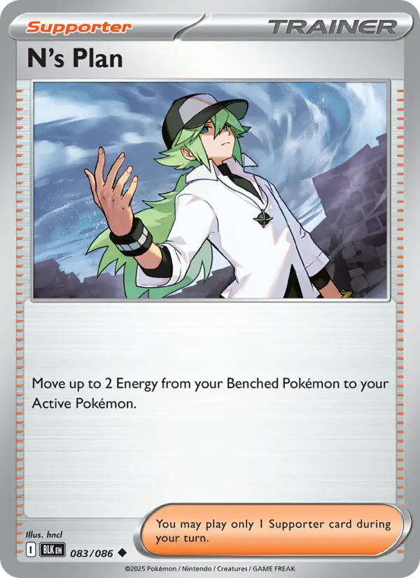 N's Plan Uncommon Pokemon card #083 from Black Bolt
