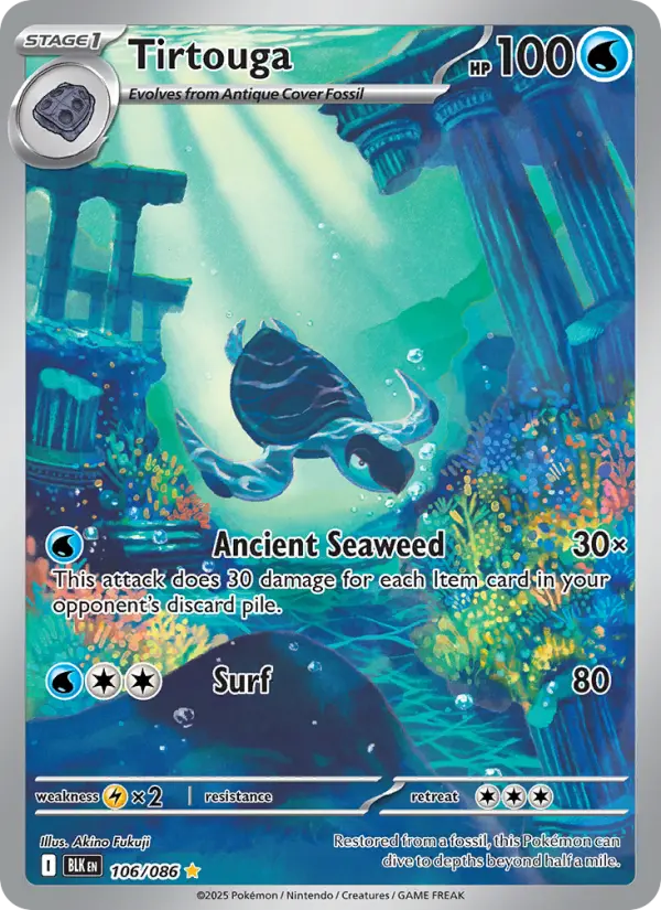 Akino Fukuji Pokemon card artwork