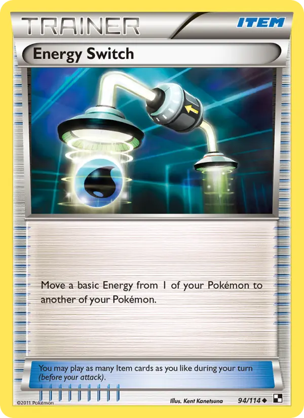 Energy Switch Uncommon Pokemon card #94 from Black & White