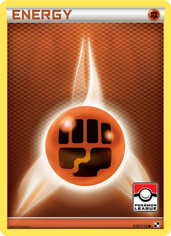 Fighting Energy Common Pokemon card #110 from Black & White