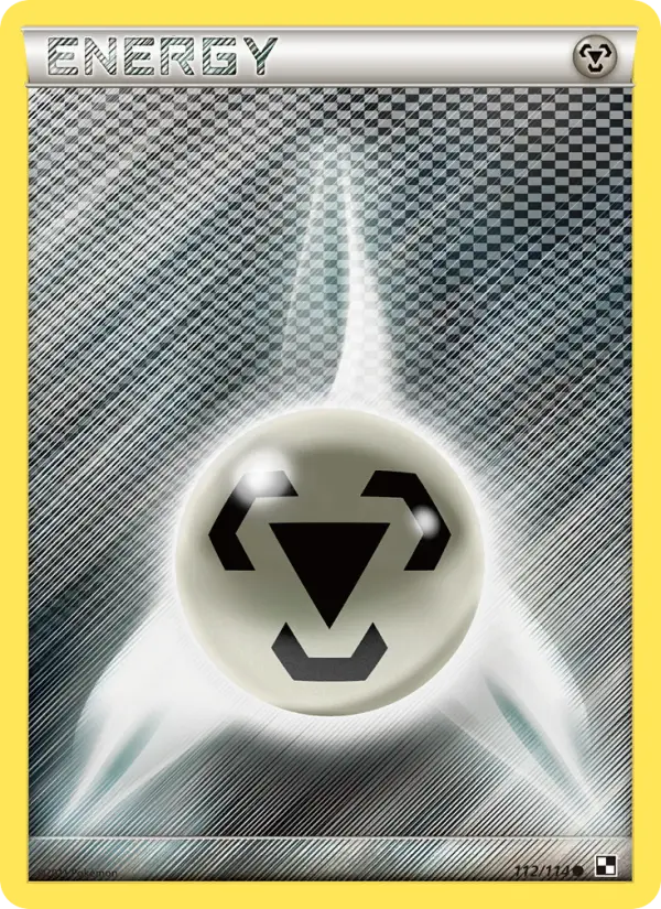Metal Energy Common Pokemon card #112 from Black & White