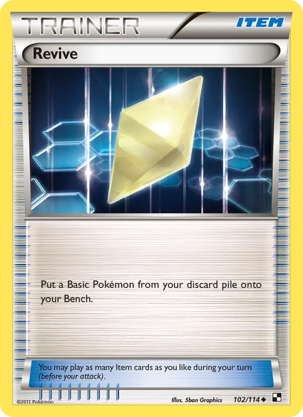 Revive Uncommon Pokemon card #102 from Black & White