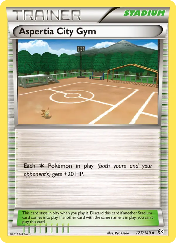 Aspertia City Gym Uncommon Pokemon card #127 from Boundaries Crossed