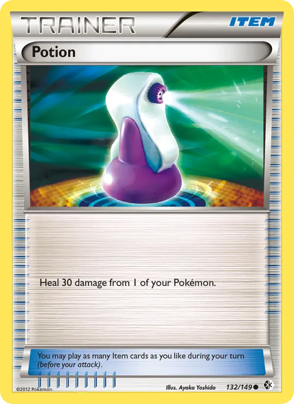 Potion Common Pokemon card #132 from Boundaries Crossed