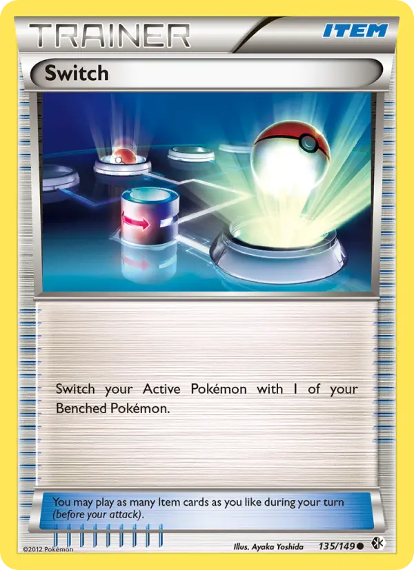 Switch Common Pokemon card #135 from Boundaries Crossed