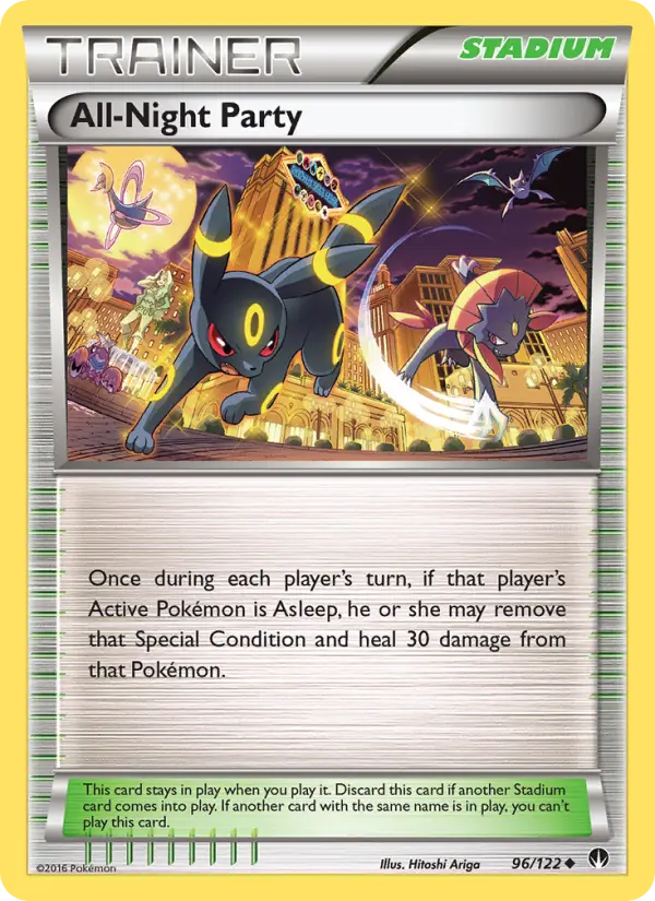 All-Night Party Uncommon Pokemon card #96 from BREAKpoint