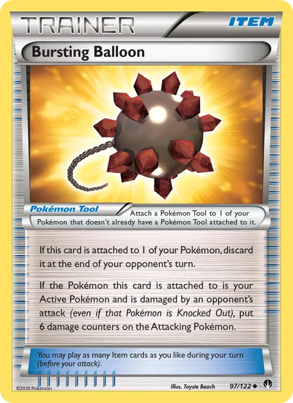 Bursting Balloon Uncommon Pokemon card #97 from BREAKpoint