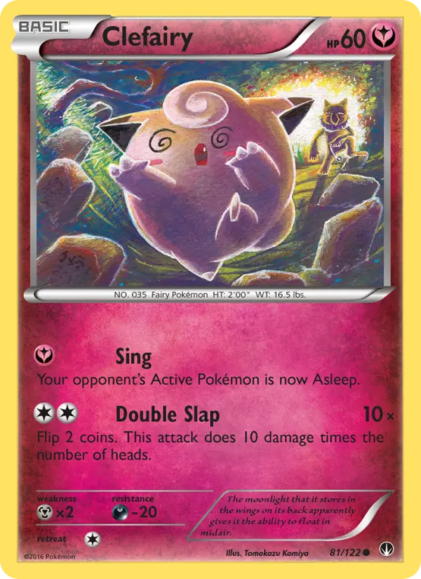 Clefairy Common Pokemon card #81 from BREAKpoint