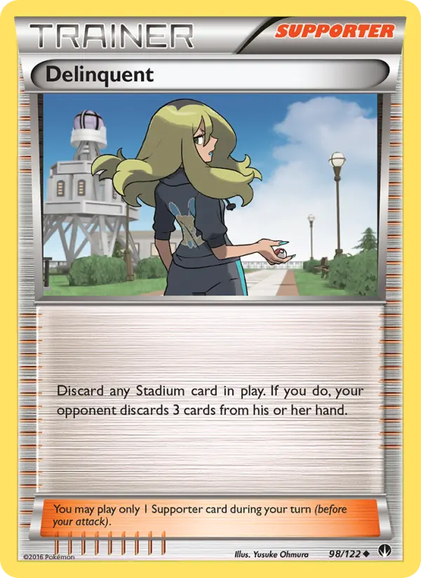 Delinquent Uncommon Pokemon card #98 from BREAKpoint