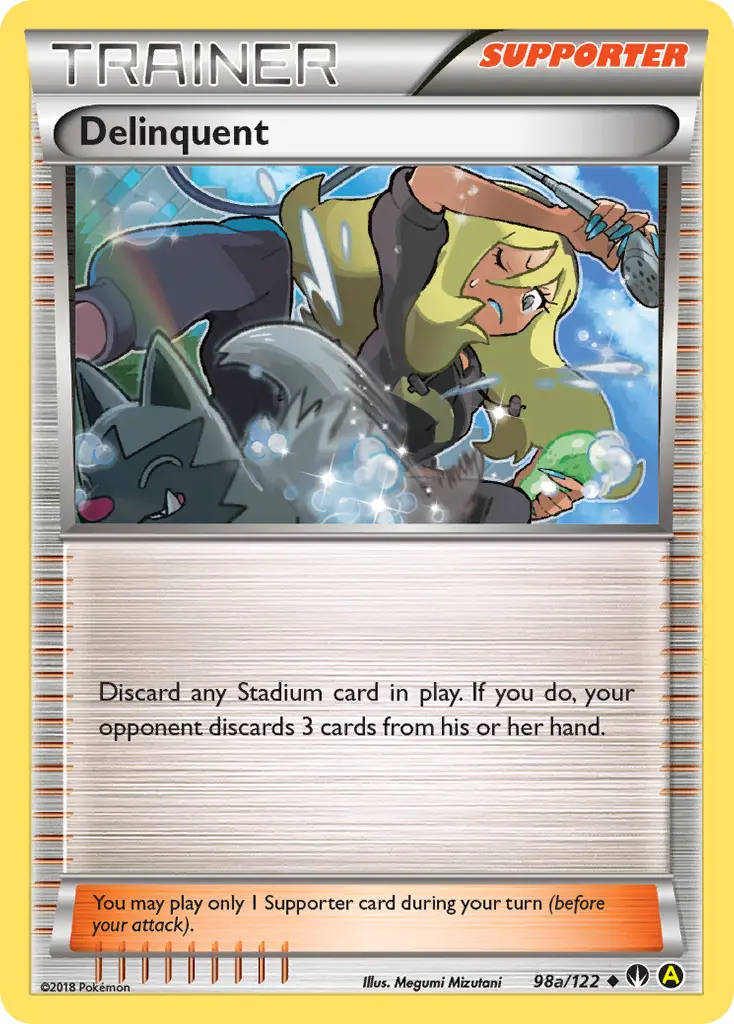 Delinquent Uncommon Pokemon card #98a from BREAKpoint