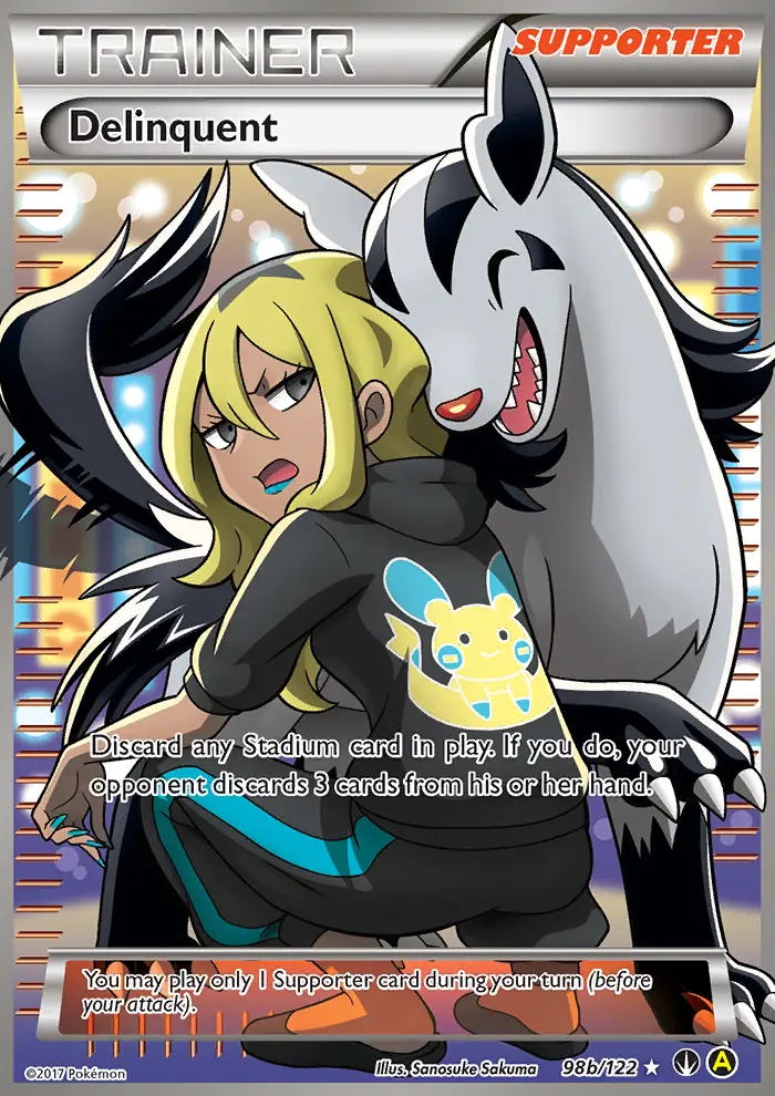Delinquent Uncommon Pokemon card #98b from BREAKpoint