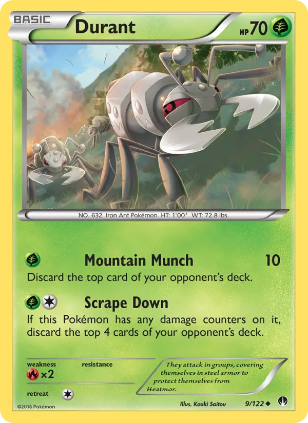 Durant Uncommon Pokemon card #9 from BREAKpoint
