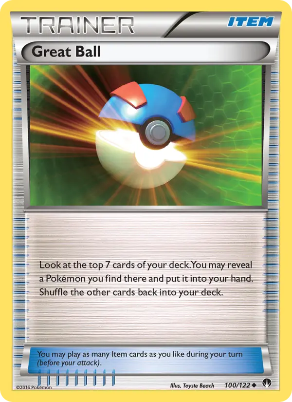 Great Ball Uncommon Pokemon card #100 from BREAKpoint