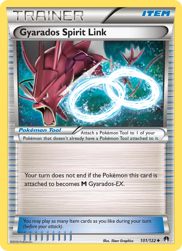 Gyarados Spirit Link Uncommon Pokemon card #101 from BREAKpoint