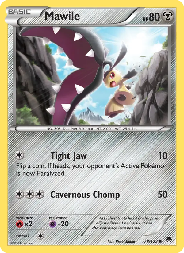 Mawile Uncommon Pokemon card #78 from BREAKpoint