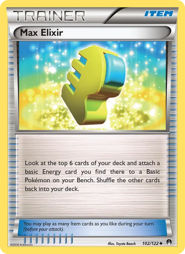 Max Elixir Uncommon Pokemon card #102 from BREAKpoint