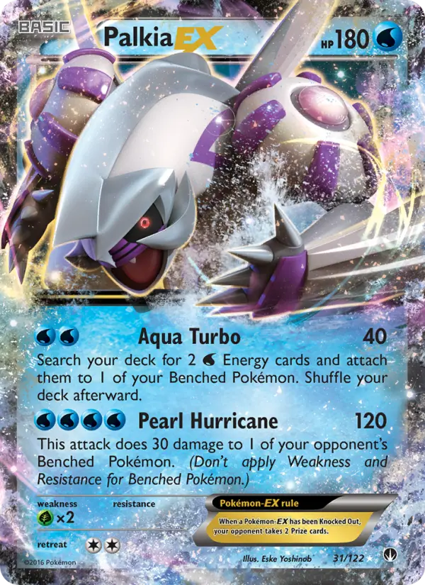 Palkia EX Ultra Rare Pokemon card #31 from BREAKpoint