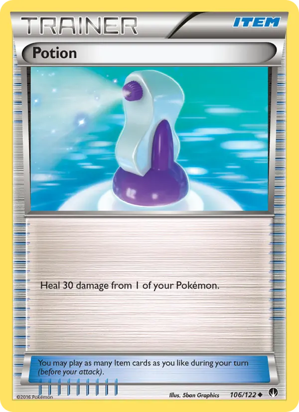 Potion Uncommon Pokemon card #106 from BREAKpoint