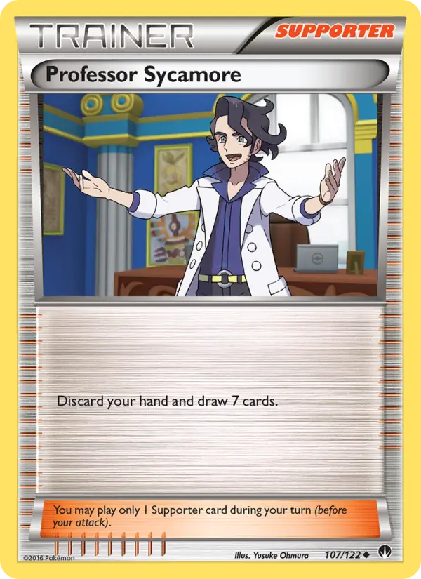 Professor Sycamore Uncommon Pokemon card #107 from BREAKpoint