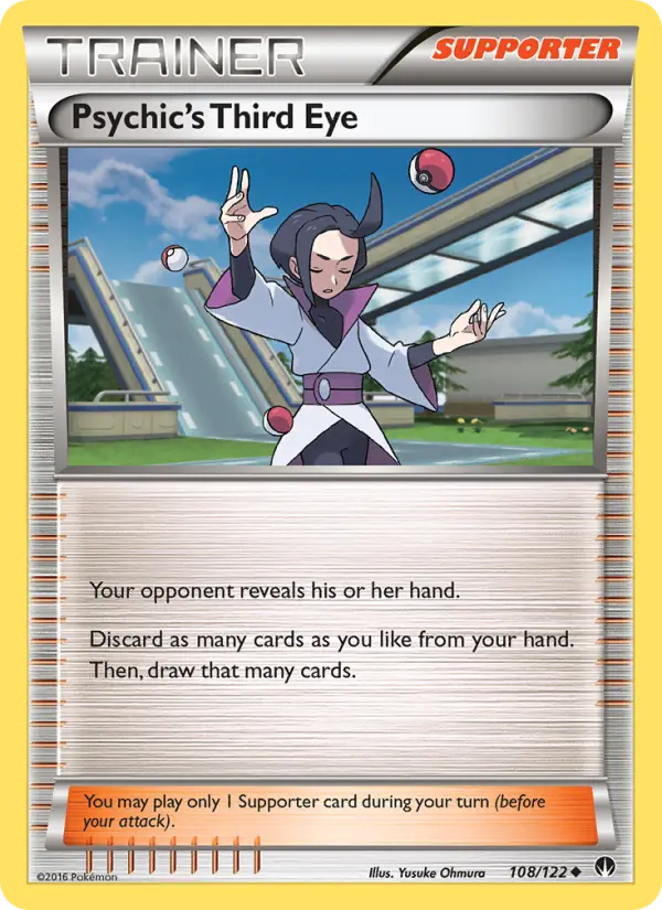 Psychic's Third Eye Uncommon Pokemon card #108 from BREAKpoint