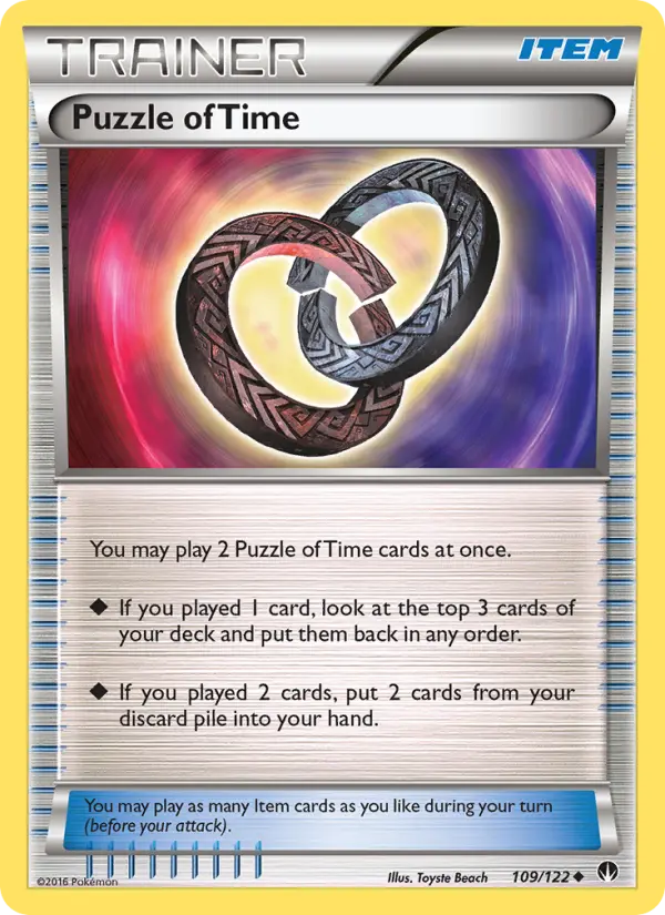 Puzzle of Time Uncommon Pokemon card #109 from BREAKpoint