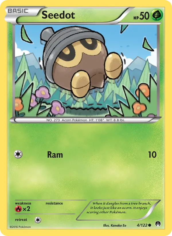 Seedot Common Pokemon card #4 from BREAKpoint
