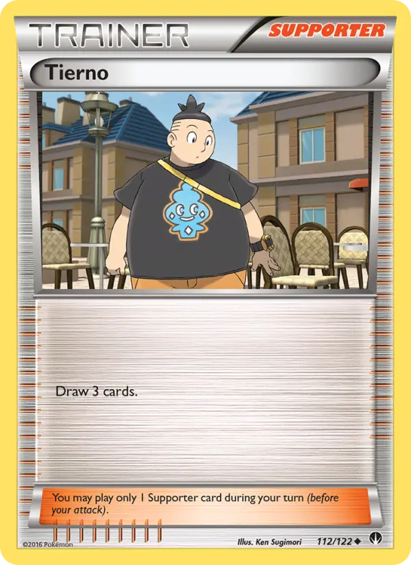 Tierno Uncommon Pokemon card #112 from BREAKpoint