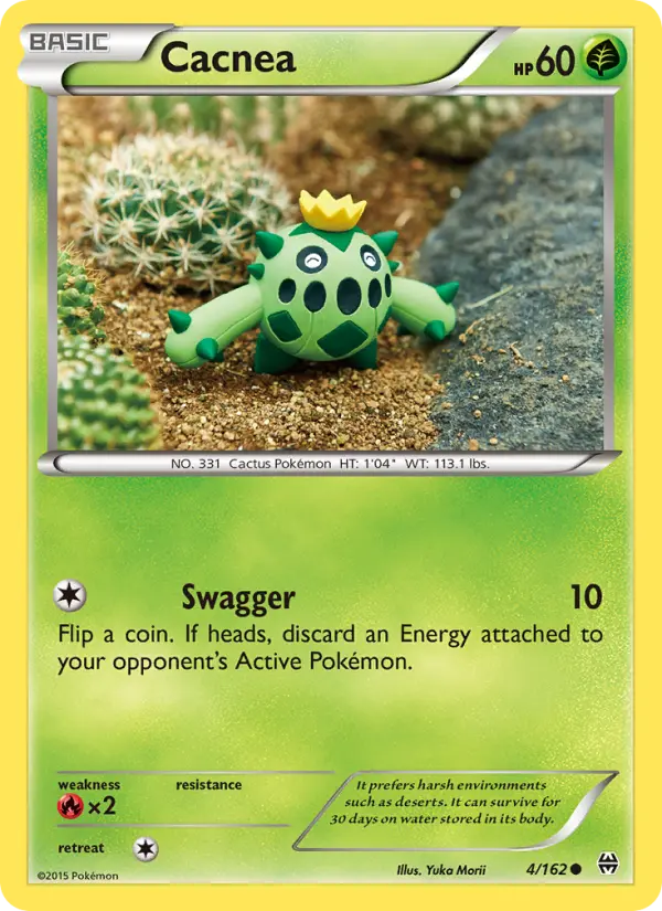 Cacnea Common Pokemon card #4 from BREAKthrough
